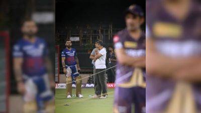 Virat Kohli - Gautam Gambhir - Royal Challengers Bengaluru - Virat Kohli Stares At Gautam Gambhir Ahead Of Mega IPL Clash. KKR Posts Photo That 'Hit Hard' - sports.ndtv.com - India