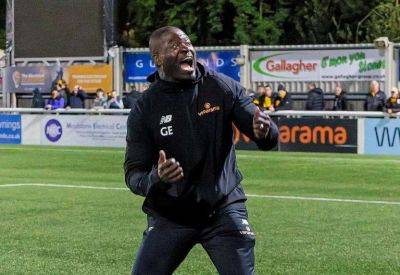 Maidstone United manager George Elokobi on his side’s National League South play-off semi-final at Worthing | Winners to host Braintree in final on May 6