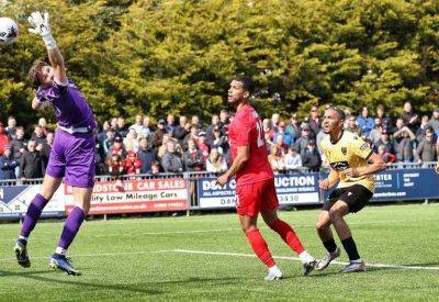 Maidstone United - Craig Tucker - Lucas Covolan - Worthing 2 Maidstone United 1 match report: Stones concede 89th-minute winner in National League South play-off semi-final - kentonline.co.uk
