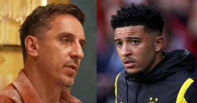 'He was awful' - Gary Neville names seven Man United players who had same problem as Jadon Sancho
