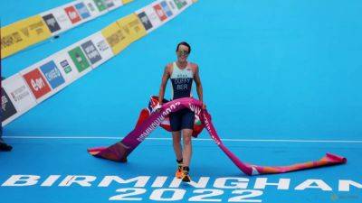 Defending triathlon champion Flora Duffy in race against time