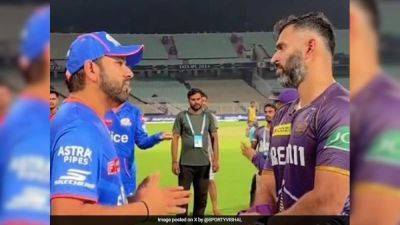 Rohit Sharma - Eden Gardens - Watch: Rohit Sharma's Viral Chat Prompts KKR To Delete Video, Damage Already Done - sports.ndtv.com - India