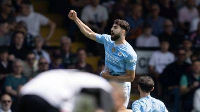 Josko Gvardiol on the double as Manchester City leap up to Premier League summit after brushing Fulham aside