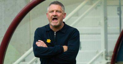 Tony Docherty 'perplexed' by Hearts penalty reversal as Dundee boss claims VAR angle trickery