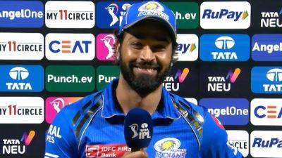 "Don't Think We Played Enough...": Hardik Pandya's Cold Response To MI Suffering Another Defeat