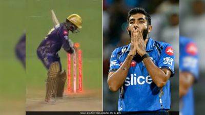 Jasprit Bumrah - Watch: Jasprit Bumrah Shatters Sunil Narine's Stumps With 'Unthinkable' Delivery - sports.ndtv.com - India
