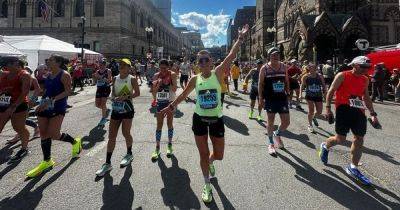 Broken foot doesn't stop Law and District Boston Marathon runner in fine month for the club - dailyrecord.co.uk - Scotland - Usa - county Harrison - county Hamilton - county Marathon