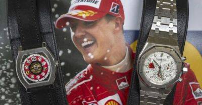 Michael Schumacher - Eight watches owned by Michael Schumacher up for auction - breakingnews.ie - Britain - France - Germany - Switzerland - county Lewis - New York - county Geneva