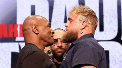 Jake Paul - Mike Tyson - Roy Jones-Junior - Nate Robinson - Mike Tyson says his body feels like 's--- right now,' while Jake Paul oozes confidence ahead of fight - foxnews.com - New York - state New York - state Texas - county Arlington