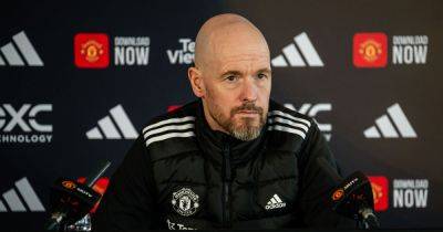 Every word Erik ten Hag said in Manchester United press conference as injury boost confirmed