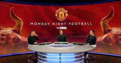 Aston Villa - Gary Neville - Jamie Carragher - Rasmus Hojlund - Gary Neville aims hilarious on-air dig at Manchester United amid Old Trafford concern - manchestereveningnews.co.uk