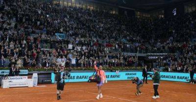 Rafael Nadal - Iga Swiatek - Carlos Alcaraz - Madrid - Caja Mágica - Rafael Nadal bids an emotional farewell to home fans after Madrid Open exit - breakingnews.ie - Czech Republic