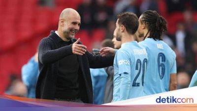 Pep Guardiola - Matheus Nunes - Guardiola Tak Pernah Biarkan Pemain Man City di Zona Nyaman - sport.detik.com