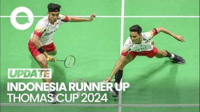 Kalah dari China, Indonesia Jadi Runner-Up Thomas Cup 2024 - sport.detik.com - China - Indonesia