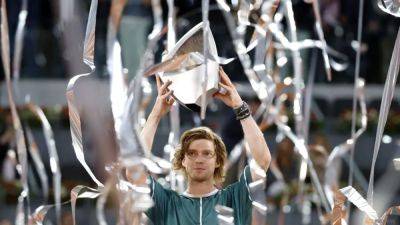 Rublev downs Auger-Aliassime to win Madrid Open title